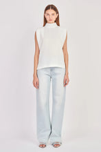Load image into Gallery viewer, Maggie Mock Neck Top - White
